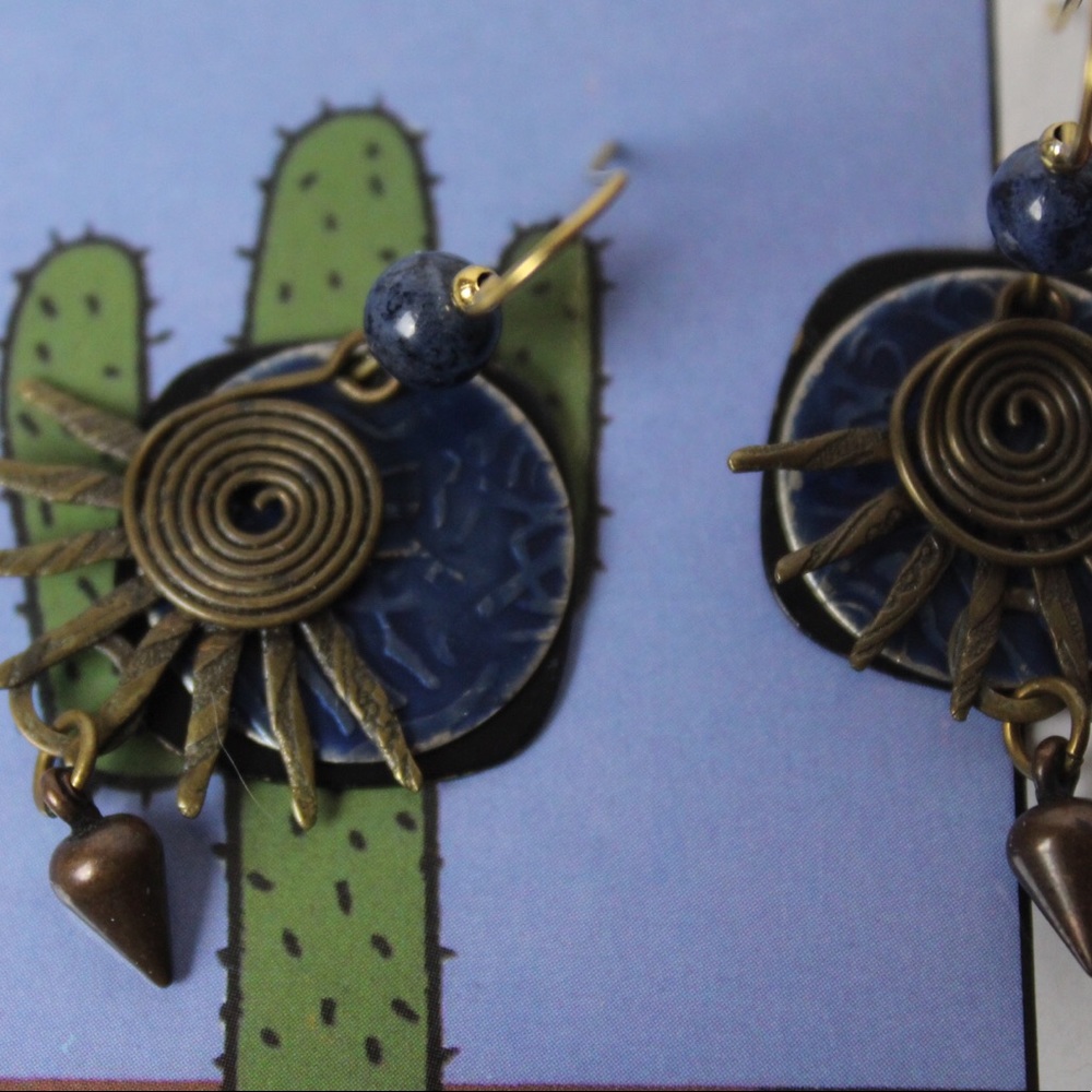 Y2K VTG YOU ARE THE SUN Earrings